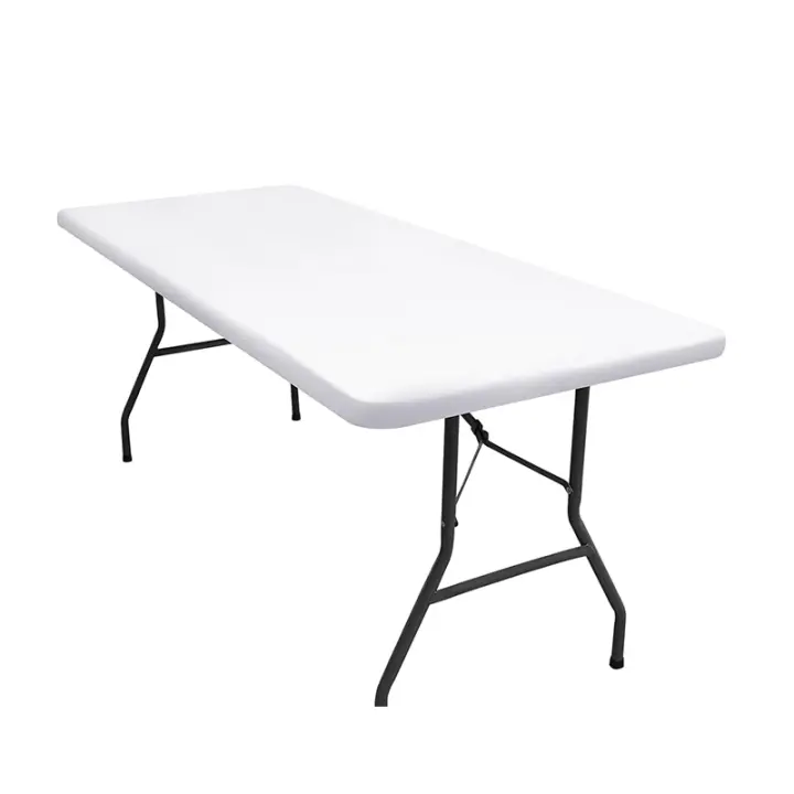 Lmetjma funda de mesa rectangular elástica para 6 pilas lavable y plegable cubierta poliéster jt898 para hogar y fiesta - 1