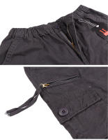 Pantalones Cargo Hombre FGKKS Con Multiple Bolsillos Y Cierre De Cremallera Algodón Puro Pantalones Rectos Casuales De Color Sólido Para Construcción - details 29