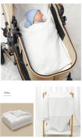 Mantas de DOT Súper suaves para recién nasido, ropa de Cama para Cuna, colcha de Color sólido para cochecito Infantil, Saco de dormir de 90x70cm - details 1