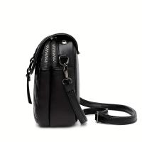 Bolso Bandolera Para Mujer Con Correa Ajustable Múltiples Compartimentos Y Cierre De Cremallera Accesorio Elegante - details 2