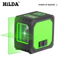 Nivel Laser HILDA 2 Líneas Recargable Por USB Mini Nivel Laser Auto Nivelado Con Láser Verde Rayos Horizontales Y Verticales - details 0