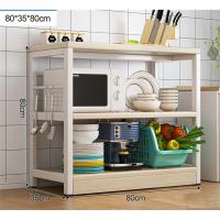 Estantes para cocina microondas ,ESTANTERIA organizador de salón ,DE cocina ,mueble de cociona estantería de almacenamiento de madera libro juguete, ESTANTERIA MICROONDA DE MADERA - details 0