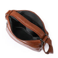 Bolso De Hombro Para Mujer De Cuero Sólido De Alta Calidad Bolso Cruzado De Lujo 2024 Bolso De Mano Casual De Diseñador Bolsos De Tope - details 12