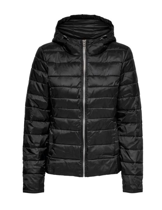 Chaqueta Guateada Only Tahini para Mujer con Capucha