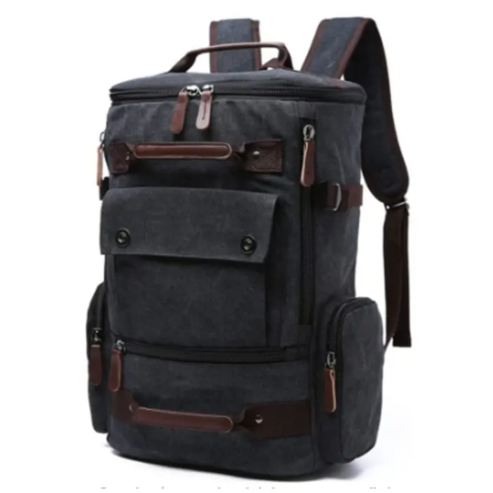 Prowalk Mochila Lona Kari 40L Unisex -Acampada y senderismo Resistente e Impermeable para Viajes, Trabajo y Aventura. Ideal para cualquier ocasión, universidad, rutas, caminatas, fines de semana. Apta para la cabina de avión. - 1