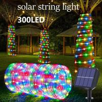 Luces De Encaje Solar LED Impermeables Para Jardín Decoración De Navidad Y Año Nuevo Guirnalda De Navidad Para Pared Y Césped - details 0