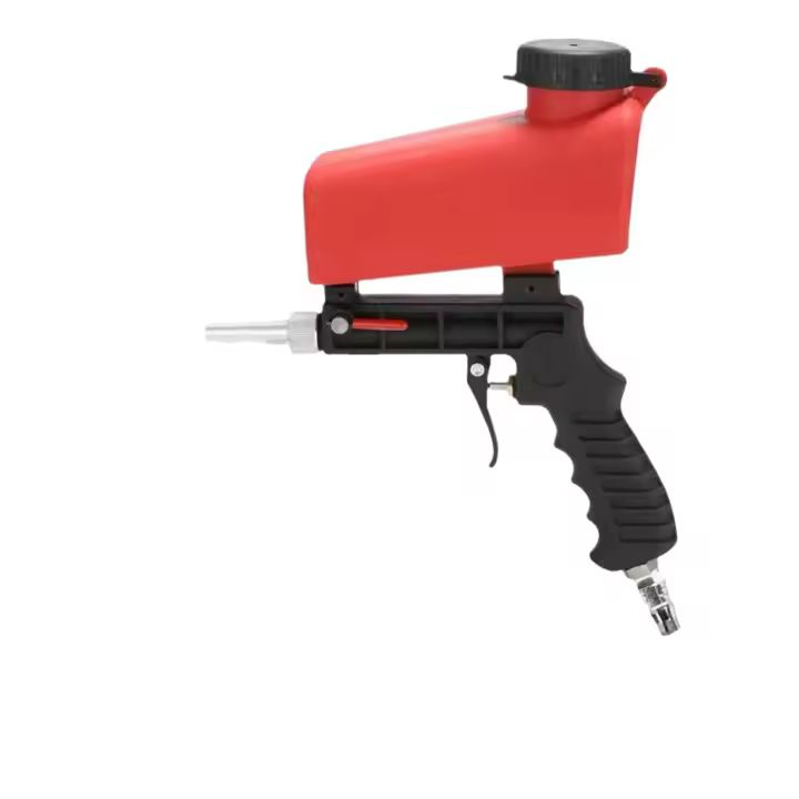 Pistola de Chorro de Arena Multifunción Sand Blaster Pistola Máquina de Chorro de Arena Neumática Chorreadora de Arena para Eliminar Pintura Manchas Oxido Superficies Limpias - 1