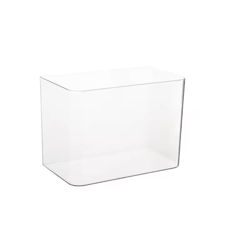 Acuario Transparente Con Tapa Y Resistentes a Caídas Para Peces Y Tortugas Material PET+ABS Decoración De Hydroponia Para El Hogar - 1