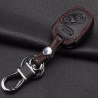 Funda De Cuero Para Llave De Coche Jingyuqin Con 3 Botones Para Honda CRV Accord City Civic Odyssey HRV Insight Pilot Jazz Ridgeline - details 1