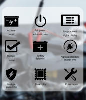 Cargador De Batería Inteligente TK360 6A12V Para Coche Y Motocicleta Pantalla LCD Color Monitor De Carga Y Mantenimiento De Baterías Lifepo4 Y Ácido Plomo Con Pulso - details 1