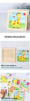Pack de 12 a 42 unidades de Puzzle madera de animales para niños, 10 modelos diferentes, Juegos para niños Puzzle para niños, Detalles para niños invitados, Recuerdos bautizo, Detalles invitados boda, Regalantes.com - details 4