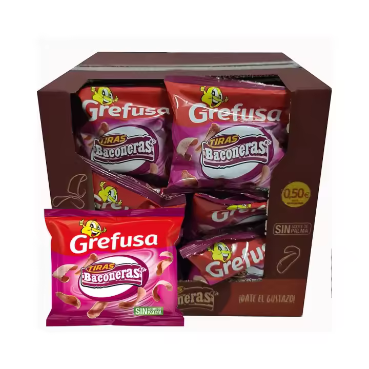 Tiras Baconeras Grefusa caja 30 unidades de 33 gramos 8413164015506 - 1
