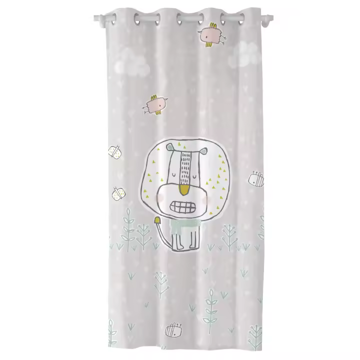 Happyfriday- Best buddies Cortina 140x265 cm, Cortinas 100% Algodón, calidad de 150 TC, Fabricado en España - 1