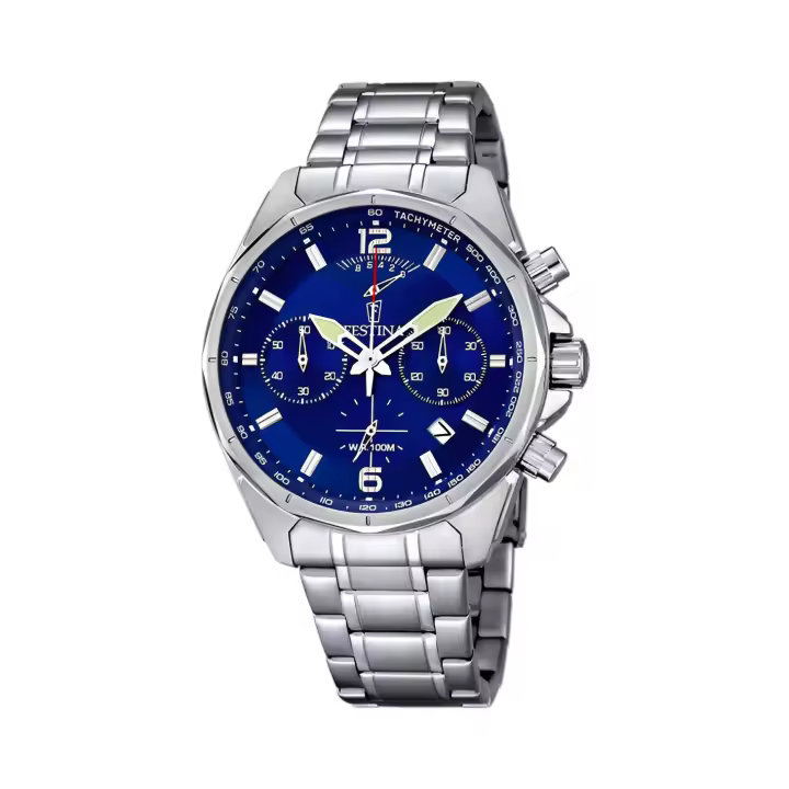 Reloj FESTINA Hombre Timeless Chronograph F6835/3 - Cronógrafo de acero - Sumergible 100m - 1