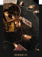 Luz De Cadena LED Para Fotos Y Decoración Navideña 1.5M/3M/6M Con Clips Fairy Operada Por Batería Para Bodas Y Fiestas - details 0