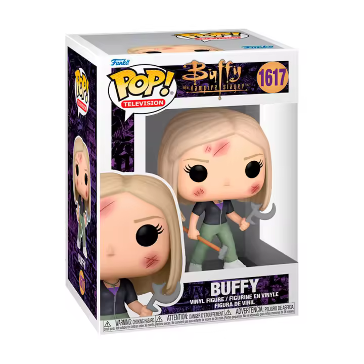 FIGURA FUNKO POP BUFFY CAZAVAMPIROS BUFFY WITH WEAPONS 9 CM - Nuevo a Estrenar - Original FUNKO - Miniatura POP - Figura de Colección Funko - Colección Buffy The Vampire Slayer - Pop Series TV - 1
