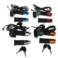 2pcs/1par De Acelerador Eléctrico Universal Para Bicicleta Con Pantalla LCD Indicador Para Motocicleta Eléctrica 12-99V Piezas De Bicicleta - details 2