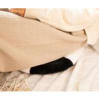 Cojín Redondo De Látex De Dibujos Animados Para Gatos Amorosos Para Oficina Y Dormitorio Cojín Para Silla De Oficina De Terciopelo Con Relleno De Algodón Y Espuma De Memoria - details 6