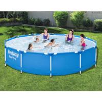 LILI HOME Piscina Tubular Recreativa Steel Pro 300 x 201 x 66 cm Y más modelos para elegir. Es perfecta para refrescarte y relajarte en los días calurosos. Fabricada con materiales de alta calidad para garantizar resistencia y durabilidad. - details 1