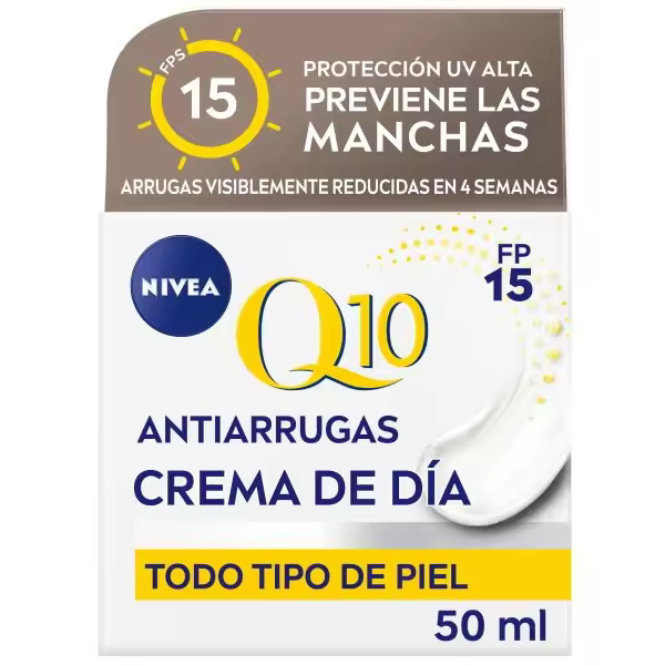 NIVEA Q10 Power Antiarrugas Cuidado De Día  50 ml Crema Hidratante Antiedad - 1