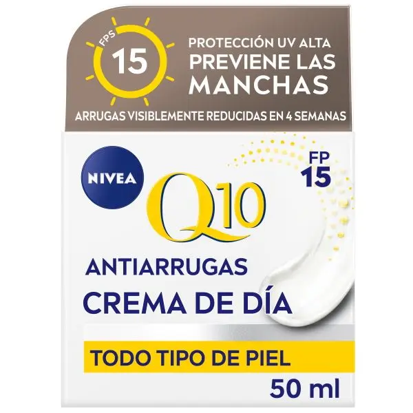 NIVEA Q10 Power Antiarrugas Cuidado De Día  50 ml Crema Hidratante Antiedad - 1