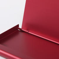 Caja De Metal Para Tarjetas De Negocio Creativa De Aleación De Aluminio Portaidentificación Y Monedas Unisex Colorido - details 40
