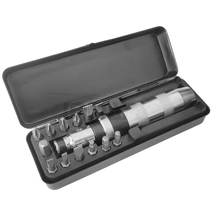 JOMAFA - DESTORNILLADOR DE GOLPE E IMPACTO 1/2". Atornillador con 13 puntas - 5298 - 1