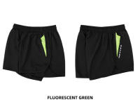 Shorts De Correr Para Hombre Con Bolsillos Cremallera Negros Deportivos Y Adecuados Para Gimnasio Talla Verdadera - details 5