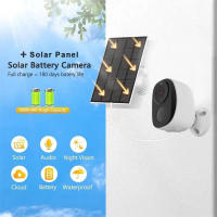 Cámara De Seguridad Exterior Inalámbrica 2K 3MP Con Luz De Luces Y Silbato Audio Bidireccional Impermeable Cámara IP Bullet WiFi Poderada Por Batería - details 8