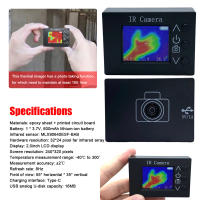 Cámara Infrarroja Portátil De 32 X 24 Píxeles Con Sensor Infrarrojo De 1.8 Pulgadas Resolución 160 X 128 Medidor De Temperatura -40℃ a 300℃ - details 3