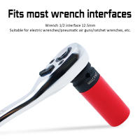 Juego De Destornilladores De Impacto Con Protección De Rueda 1/2 Pulgada Fondo Profundo De 17mm 19mm 21mm 22mm Con Funda De Plástico Para Tornillos De Rosca - details 7