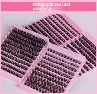 Kit de pestañas postizas de racimos: Juego de extensiones de pestañas de volumen ultra denso con aplicación de calor segmentada. - details 35