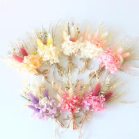 1pc Mini Bouquet De Flores Naturales Secas Para Bodas Boutonnieres Para Best Men Y Llaveros Broche De Flor Corsé Decoración De Navidad - details 1