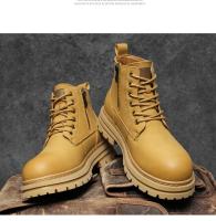 Botas De Moto Para Hombre Alta Corte Invierno Con Cierre De Cremallera Lateral Botas De Lluvia Calientes De Exterior Talla 46 - details 9