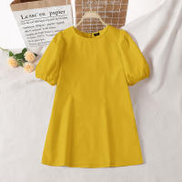 VONDA Vestido Mini De Verano Para Mujer Elegante Corto Con Mangas Flounce Estilo Casual Solido Cuello Redondo Vestido De Fiesta De Playa - details 11