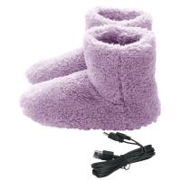 Botas De Nieve Calientes Invierno Con Calentador USB Zapatos Eléctricos Plush Para Hombres Y Mujeres Botas Calefactadas Lavables Para Los Pies - details 14