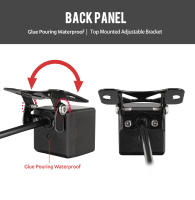 Cámara De Visión Trasera Para Coche MJDOUD Con Visión Nocturna Y Luz LED IP68 Impermeable Cámara De Parqueo Automático HD Imagen Monitor De Retrovisores - details 1