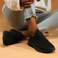Zapatos Deportivos Casuales Para Mujer Zapatillas Ligeros Blancas Y Negras Transpirables De Malla Adecuados Para Correr Y Jugar Tenis Outdoor - details 20