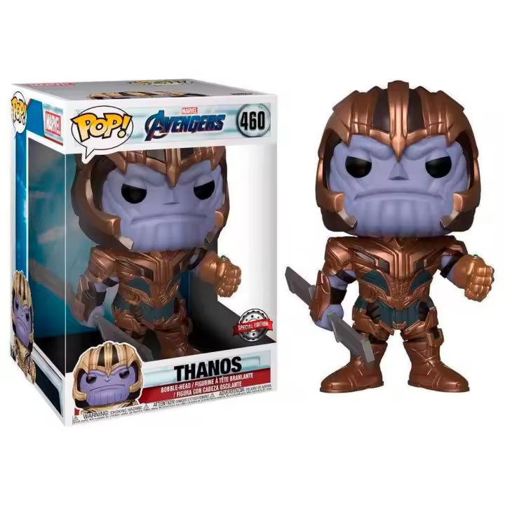 Funko Thanos 10" exclusivo 25cm Jumbo Endgame Avengers Vengadores  Marvel Funko  453 573 - 1