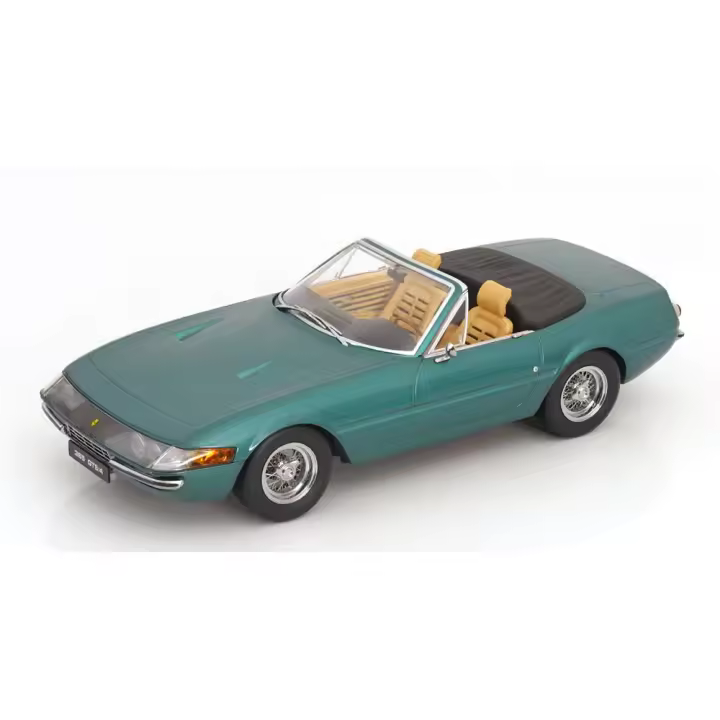 KK Escala 1/18 FERRARI 365 GTS DAYTONA SPYDER 1. VERDE METÁLICO SERIE 1969 - KKDC180613 - 1