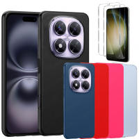 Funda + Protector Cristal Vidrio Templado Opcional Compatible Con XIAOMI REDMI NOTE 14 PRO 5G Carcasa Básica, Forro Gel TPU Silicona Líquida Mate Suave Flexible, Ligera, Color Negro Transparente, Ajuste Perfecto, Acceso Conectores, Case Meloenvias mle18 - details 0
