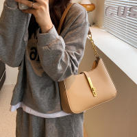 Bolso De Hombro De Lujo Pequeño Para Mujer En Cuero PU Versátil Con Cierre De Cremallera Bolsa Abrazadera Moda Sensación Avanzada - details 9