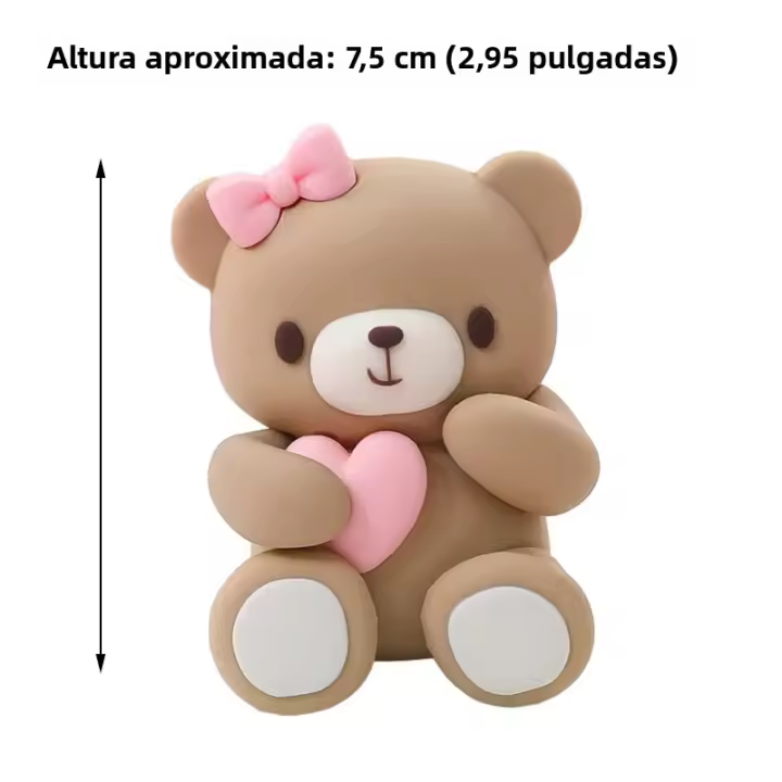 Toppers De Pastel Para Fiesta De Bebé Con Tema Oso Rosa Y Azul Para Niño Y Niña Decoración De Letras Y Lazo Para Fiesta De Cumpleaños Y Baño De Mariposa - 1