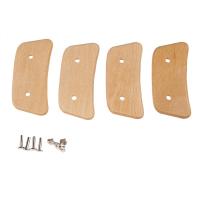 Manija De Barbacoa De Madera Antiaderente Y Resistente Al Calor Para Sartén De Barbacoa Y Plancha Camping Al Aire Libre - details 1