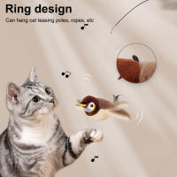 Juguete Interactivo Para Gatos Pájaro Recargable Con Alas Batientes Y Aliento De Estercina Juguete Inteligente Para Gatos - details 5