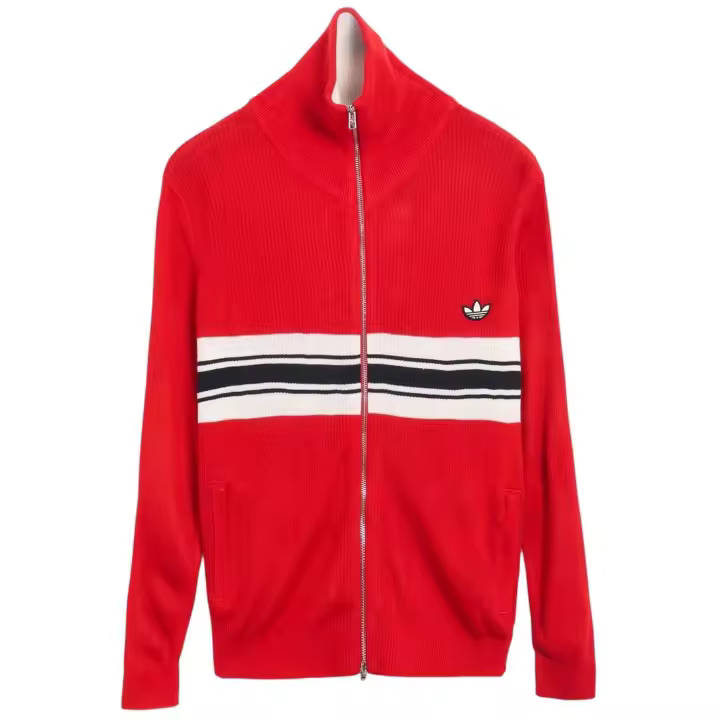 Chaqueta De Chandal Adidas modelo KB2294 para hombre y mujer en color Rojo - 1