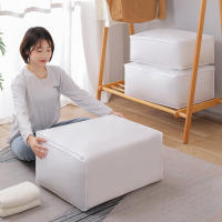 Bolsa De Almacenamiento Para Edredón Plegable 1pc Impermeable Y Anti-Polvo Organizador De Ropa Y Mantas Para El Hogar - details 2