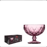 STARLEY-Set 6 Copa de helado Escorial Rosa 30cl - details 0