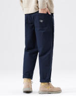 Pantalones De Pierna Ancha Gris Y Blanco Para Mujer Estilo Trabajo Verano Delgados Cintura Alta Moldeando Y Caídos Con Cordón Spicy Girl - details 4