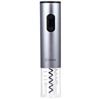 MAXHOME-KIWI SACACORCHOS ELECTRICOS Acero Inoxidable,Abridor de vino eléctrico,abridor de vino automático funciona con pilas,abridor de Botellas Multifuncional - details 0